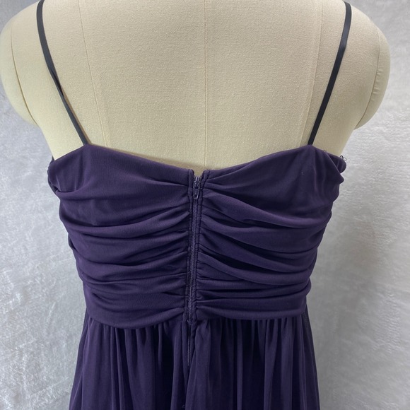 City Triangles Purple Ruched Maxi Dress Size 19 Mother of the Bride Romantic - Picture 7 of 15